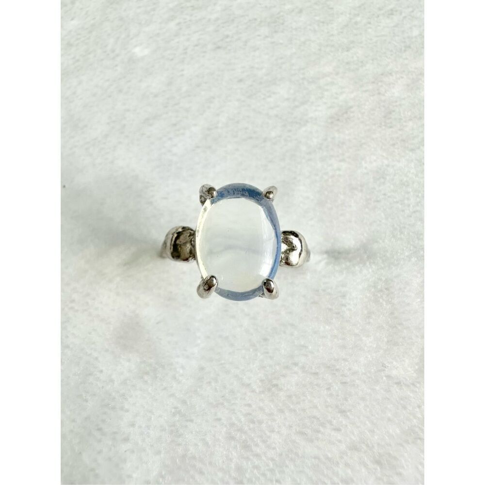 Iridescent oval ring size 9 - Picture 3 of 4
